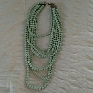 Mint Beaded Necklace